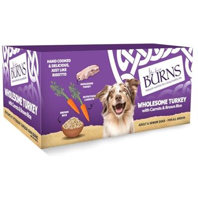 Burns Pet Nutrition Natural Wet Dog Food For Adult and Senior Dogs – 12 x 150 g Variety Box (Turkey only) Burns Pet Nutrition Natural Wet Dog Food For Adult and Senior Dogs – 12 x 150 g Variety Box (Turkey only)
