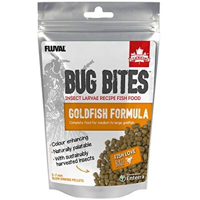 Fluval Bug Bites Goldfish Granule Fish Food 100g Fluval Bug Bites Goldfish Granule Fish Food 100g