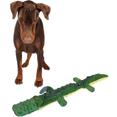 SPOT Ethical Pets Skinneeez Extreme 3 Squeaker Crocodile Stuffing Free Dog Toy, 25-Inch SPOT Ethical Pets Skinneeez Extreme 3 Squeaker Crocodile Stuffing Free Dog Toy, 25-Inch