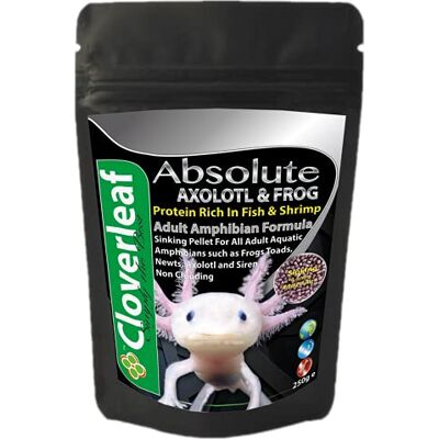 Cloverleaf - Absolute Axolotl & Frog Sinking Pellets - 4.5mm Cloverleaf - Absolute Axolotl & Frog Sinking Pellets - 4.5mm