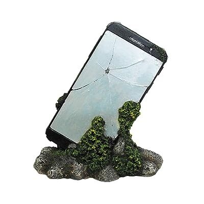 CLASSIC Broken Mobile Phone 160mm Aquarium Ornament CLASSIC Broken Mobile Phone 160mm Aquarium Ornament