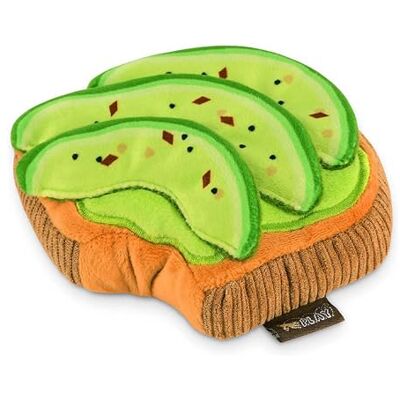 P L A Y Pet Lifestyle And You Avocado Toast Dog Plush Toy - Pet Toy P L A Y Pet Lifestyle And You Avocado Toast Dog Plush Toy - Pet Toy