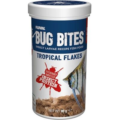 Fluval Bug Bites Tropical Flakes 90g Fluval Bug Bites Tropical Flakes 90g