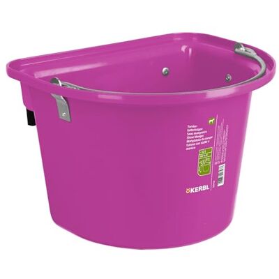 Kerbl Show feed manger pink with hanging hook + handle Kerbl Show feed manger pink with hanging hook + handle