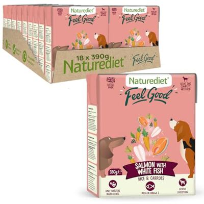Naturediet - Feel Good Salmon and White Fish - Pet Food Naturediet - Feel Good Salmon and White Fish - Pet Food