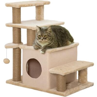 PawHut - Dog Steps for Bed - Pet Stairs PawHut - Dog Steps for Bed - Pet Stairs