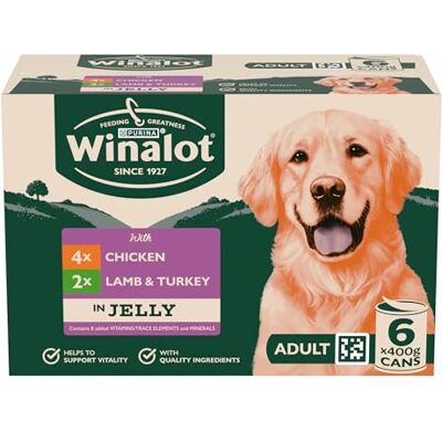 Winalot Classics Mixed in Jelly Wet Dog Food 6x400g (Pack of 4) Winalot Classics Mixed in Jelly Wet Dog Food 6x400g (Pack of 4)