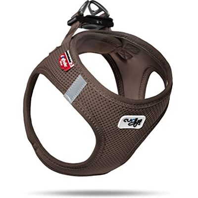 Curli Vest Harness Air-Mesh Brown 2XS Curli Vest Harness Air-Mesh Brown 2XS