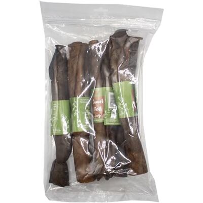 Pure Camel Roll Large 30cm 5 Pack 100% Natural Dog Chew Air Dried & Hypoallergenic Pure Camel Roll Large 30cm 5 Pack 100% Natural Dog Chew Air Dried & Hypoallergenic