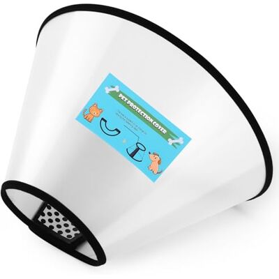 GLADOG Soft Dog Cone Collar, 3 PCS (XL is Only 1 PCS) Flexible Plastic Cone for Dogs After Surgery, Dog Recovery Collar, Adjustable E-Collar for Large/Medium/Small Dogs Cat, Comfy Elizabethan Collar GLADOG Soft Dog Cone Collar, 3 PCS (XL is Only 1 PCS) Flexible Plastic Cone for Dogs After Surgery, Dog Recovery Collar, Adjustable E-Collar for Large/Medium/Small Dogs Cat, Comfy Elizabethan Collar