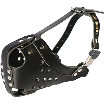 DINGO GEAR WWW.DINGOGEAR.COM 1977 DINGO GEAR Dog Training Muzzle for Defence, Training and Service HQ Leather Handmade Lightweight S03032 DINGO GEAR WWW.DINGOGEAR.COM 1977 DINGO GEAR Dog Training Muzzle for Defence, Training and Service HQ Leather Handmade Lightweight S03032