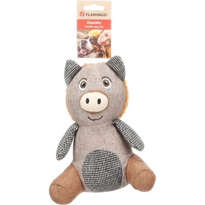 Flamingo TOY LIBAR PIG BROWN 17,5x13,5x23,5CM Flamingo TOY LIBAR PIG BROWN 17,5x13,5x23,5CM