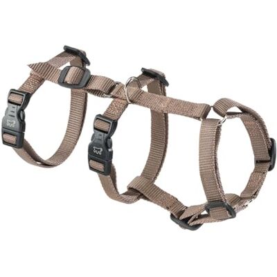 Ferplast Small Dog Harness BRAVE, 6-Point Adjustable Harness BRAVE, Anti-Escape, Anti-Panic, Size S, Brown Ferplast Small Dog Harness BRAVE, 6-Point Adjustable Harness BRAVE, Anti-Escape, Anti-Panic, Size S, Brown