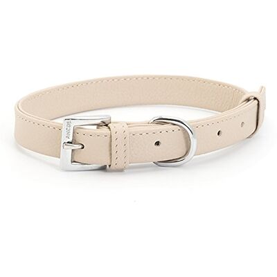 Ancol Indulgence Folded Leather Dog Collar Truffle Soft Nylon Core Comfortable Pet Neckband 22-26cm XS Ancol Indulgence Folded Leather Dog Collar Truffle Soft Nylon Core Comfortable Pet Neckband 22-26cm XS