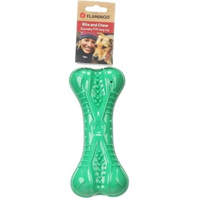Flamingo TOY TEGRO BONE GREEN L 21x9x5CM Flamingo TOY TEGRO BONE GREEN L 21x9x5CM