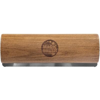 Original Magic Brush MagicBrush Fellfreund Long Fur Brush, Horse Brush, Brown, 20 x 6.8 x 3.5 cm, Wood, Stainless Steel Tines, 289 g, Supports Fur Health, Easy Cleaning, Horses, 3232479 Original Magic Brush MagicBrush Fellfreund Long Fur Brush, Horse Brush, Brown, 20 x 6.8 x 3.5 cm, Wood, Stainless Steel Tines, 289 g, Supports Fur Health, Easy Cleaning, Horses, 3232479