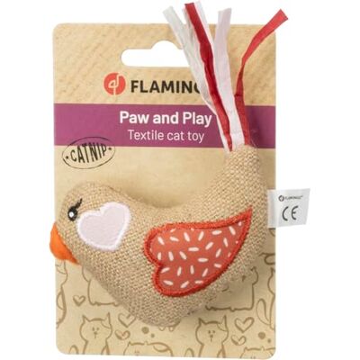 Flamingo TOY JUPS BIRD BROWN/ORANGE 3x15x7,3CM Flamingo TOY JUPS BIRD BROWN/ORANGE 3x15x7,3CM