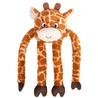 Rosewood Stretch Giraffe Dog Toy with Extra-Long Arms – Hidden Squeaker, Interactive Tug-of-War & Fetch, Soft & Cuddly Plush Design for Medium and Large Dogs Rosewood Stretch Giraffe Dog Toy with Extra-Long Arms – Hidden Squeaker, Interactive Tug-of-War & Fetch, Soft & Cuddly Plush Design for Medium and Large Dogs