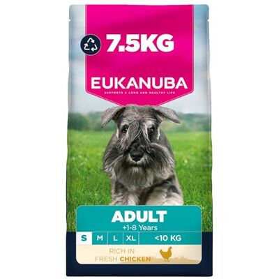 Eukanuba Fresh Chicken Complete Dry Dog Food For Adult Small Breed Dogs 7.5KG Eukanuba Fresh Chicken Complete Dry Dog Food For Adult Small Breed Dogs 7.5KG