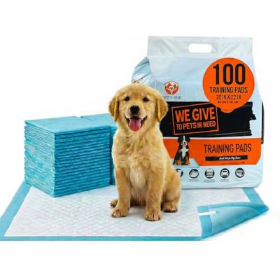 PET'S HUB Dog & Puppy Training Pads 100 Pack, Super-Absorbent Large Puppy Pads, Leak-Proof Heavy Duty Dog Mats, Anti-Slip and Disposable Dog Pee Pads (56 x 56 cm) (Pack of 100) PET'S HUB Dog & Puppy Training Pads 100 Pack, Super-Absorbent Large Puppy Pads, Leak-Proof Heavy Duty Dog Mats, Anti-Slip and Disposable Dog Pee Pads (56 x 56 cm) (Pack of 100)