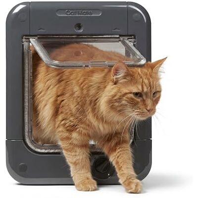 Cat Mate Microchip Activated Cat Flap (360) For Cats and Small Dogs, Accommodates up to 30 Pets, for Single/Multiple glazing, UPVC, Walls and Wood, Grey Cat Mate Microchip Activated Cat Flap (360) For Cats and Small Dogs, Accommodates up to 30 Pets, for Single/Multiple glazing, UPVC, Walls and Wood, Grey