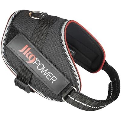 Julius-K9 RED LINE Dog Harness with Patches, without Handle, Size: XS/Mini-Mini, Red Line Julius-K9 RED LINE Dog Harness with Patches, without Handle, Size: XS/Mini-Mini, Red Line