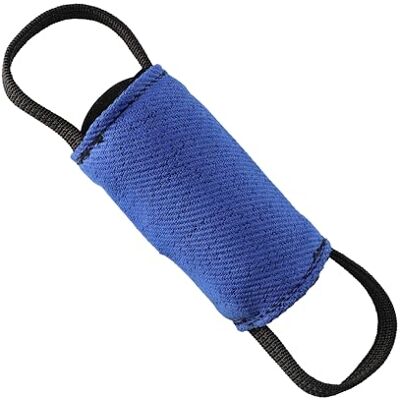 DINGO GEAR WWW.DINGOGEAR.COM 1977 DINGO GEAR Dog Training Tug Toy Cylinder-Shaped Dummy for IGP, Bite Lessons, Dog Sports, Retrieve, Tug of War, Play, 2 Handles, Blue Nylcot 15 x 6 cm (S02811) DINGO GEAR WWW.DINGOGEAR.COM 1977 DINGO GEAR Dog Training Tug Toy Cylinder-Shaped Dummy for IGP, Bite Lessons, Dog Sports, Retrieve, Tug of War, Play, 2 Handles, Blue Nylcot 15 x 6 cm (S02811)