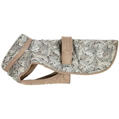 Rosewood x Morris & Co. Acanthus Padded Dog Coat, Large – Luxury Warm Quilted Winter Jacket for Dogs, Adjustable Fit, Stylish Print, Comfortable Pet Coat for Large Dogs Rosewood x Morris & Co. Acanthus Padded Dog Coat, Large – Luxury Warm Quilted Winter Jacket for Dogs, Adjustable Fit, Stylish Print, Comfortable Pet Coat for Large Dogs