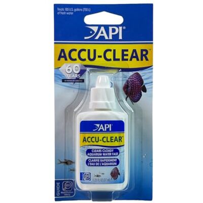 API ACCU-Clear Water Clarifier for Freshwater Aquariums, 37 ml Bottle API ACCU-Clear Water Clarifier for Freshwater Aquariums, 37 ml Bottle