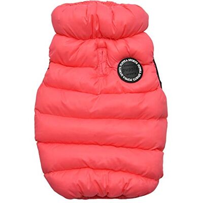 Puppia Winter Ultralight Dog Coat B Waterproof Warmth for Cold Weather Zipper Closure for Small and Medium Dogs, Pink, Medium Puppia Winter Ultralight Dog Coat B Waterproof Warmth for Cold Weather Zipper Closure for Small and Medium Dogs, Pink, Medium