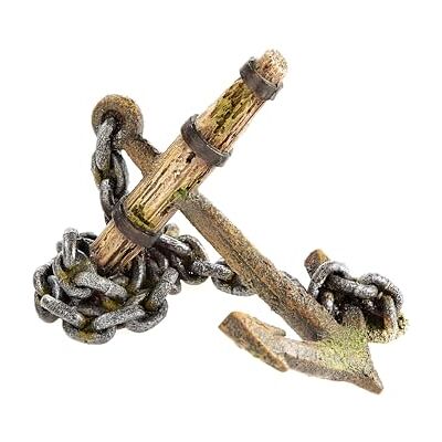 CLASSIC Aquarium Ornament Anchor Fish Tank Decoration CLASSIC Aquarium Ornament Anchor Fish Tank Decoration