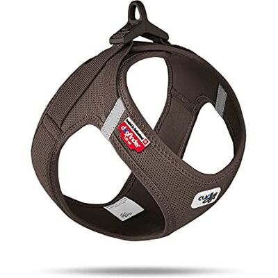 Curli Vest Harness Clasp Air-Mesh Brown XS Curli Vest Harness Clasp Air-Mesh Brown XS