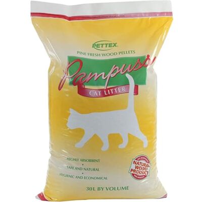Pettex Pampuss Woodbase Cat Litter 30 Litre Pettex Pampuss Woodbase Cat Litter 30 Litre