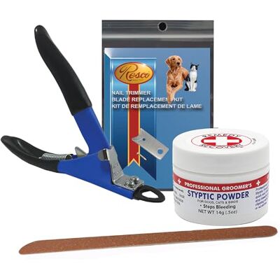 Resco USA-Made Nail Grooming Kit, Small to Medium, Blue (PF0530) Resco USA-Made Nail Grooming Kit, Small to Medium, Blue (PF0530)