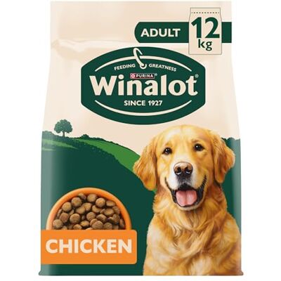 Winalot Adult Chicken Dry Dog Food 12kg Winalot Adult Chicken Dry Dog Food 12kg