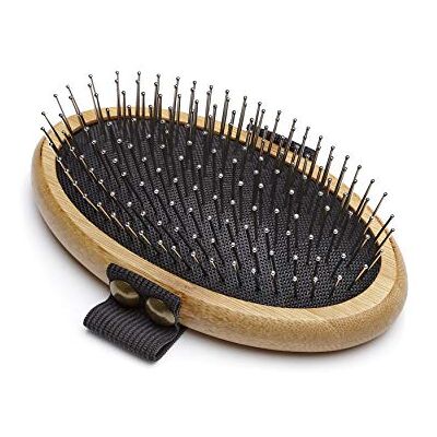 Mikki Bamboo Grooming Brush for Dogs & Cats - Eco-friendly Pet Tool Mikki Bamboo Grooming Brush for Dogs & Cats - Eco-friendly Pet Tool