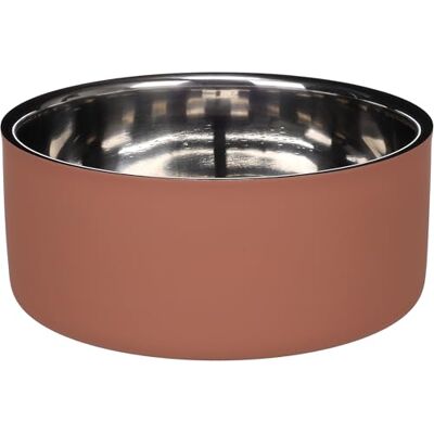 Flamingo FEEDING AND DRINKING BOWL XARA ROUND SALMON PINK 20,5x8,5CM 1.9L Flamingo FEEDING AND DRINKING BOWL XARA ROUND SALMON PINK 20,5x8,5CM 1.9L