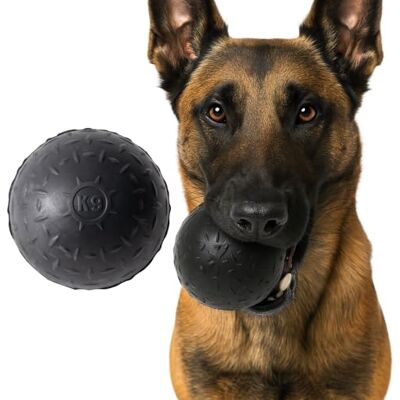 Monster Cable K9® “Indestructible” Dog Ball Made in USA Aggressive Chewer Approved Durable, Heavy Duty Natural Rubber Dog Chew & Fetch Toy for Medium & Large Dogs Monster Cable K9® “Indestructible” Dog Ball Made in USA Aggressive Chewer Approved Durable, Heavy Duty Natural Rubber Dog Chew & Fetch Toy for Medium & Large Dogs