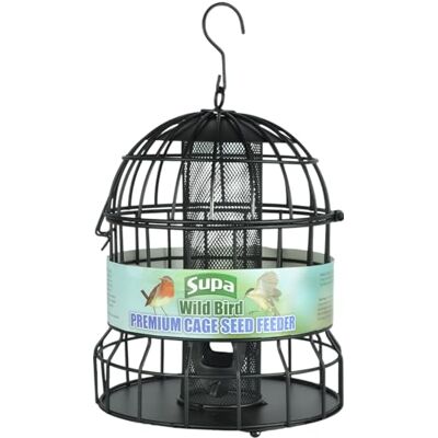 Supa Model Wild Bird Cage Seed & Sunflower Hearts Feeder - Bird feeder Supa Model Wild Bird Cage Seed & Sunflower Hearts Feeder - Bird feeder