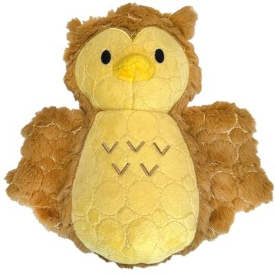 Bite Force Wildlife Tough Plush Toy for Dogs Built with Kevlar, Multi-Layered with Reinforced Seams, Durable Dog Toy. Squeaker for Interactive Play. Ideal for Strong Chewers (Owl) Bite Force Wildlife Tough Plush Toy for Dogs Built with Kevlar, Multi-Layered with Reinforced Seams, Durable Dog Toy. Squeaker for Interactive Play. Ideal for Strong Chewers (Owl)