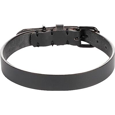 Flamingo Dog Collar Leano Black M 36-44cm 20mm Flamingo Dog Collar Leano Black M 36-44cm 20mm