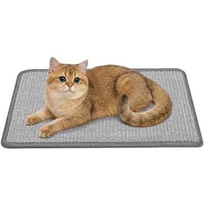 Gimars 50x30cm Sisal Cat Scratching Mat, Self-Adhesive Wall & Furniture Protector with Hook-and-Loop, Non-Slip Densely Woven Sisal Pad for Cats, Easy Install Scratching Guard for Couch & Wall, Gray Gimars 50x30cm Sisal Cat Scratching Mat, Self-Adhesive Wall & Furniture Protector with Hook-and-Loop, Non-Slip Densely Woven Sisal Pad for Cats, Easy Install Scratching Guard for Couch & Wall, Gray