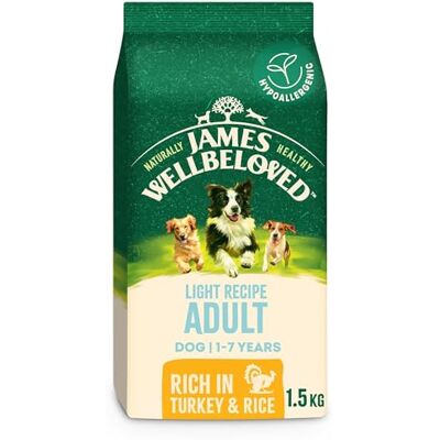 James Wellbeloved - Light Turkey Rice - 1.5kg - Dog Dry Food James Wellbeloved - Light Turkey Rice - 1.5kg - Dog Dry Food