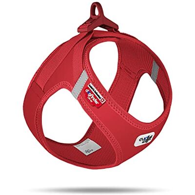 Curli Vest Harness Clasp Softshell Red 3XS Curli Vest Harness Clasp Softshell Red 3XS