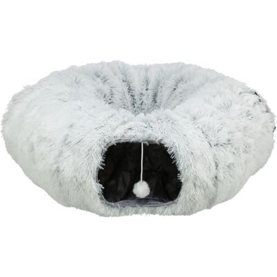 Trixie Adjustable Cat Tunnel Harvey, Ø 25 × 160 Cm Grey, Donut-Shaped Cat Bed For Play And Discovery 42983 Trixie Adjustable Cat Tunnel Harvey, Ø 25 × 160 Cm Grey, Donut-Shaped Cat Bed For Play And Discovery 42983