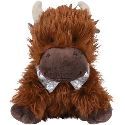 Rosewood Cindy Lou Cow Dog Toy – Festive Highland Cow with Durable Rope Core, Soft Plush Christmas Toy for Dogs & Puppies, Holiday Pet Gift Rosewood Cindy Lou Cow Dog Toy – Festive Highland Cow with Durable Rope Core, Soft Plush Christmas Toy for Dogs & Puppies, Holiday Pet Gift