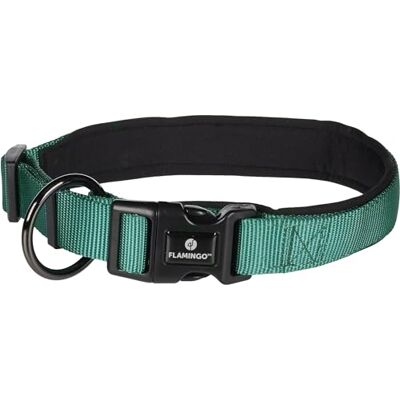 Flamingo Dog Collar Abbi Dark green L 50-55cm 25mm Flamingo Dog Collar Abbi Dark green L 50-55cm 25mm