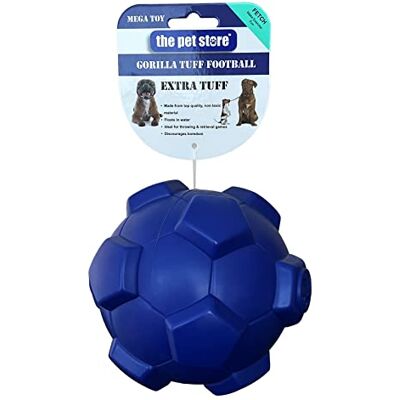 Pet Store The Gorilla Tuff Floating Football Dog Toy, Ideal for Throwing and Retrieval Games on land and in water. Encourages Healthy Exercise for your Dog Pet Store The Gorilla Tuff Floating Football Dog Toy, Ideal for Throwing and Retrieval Games on land and in water. Encourages Healthy Exercise for your Dog