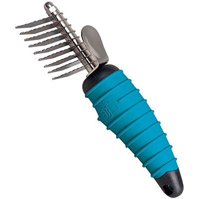 Master Grooming Tools Ergonomic Dematting Tools — Molded Tools for Grooming Dogs 9-Blade Comb, 6⅞ Master Grooming Tools Ergonomic Dematting Tools — Molded Tools for Grooming Dogs 9-Blade Comb, 6⅞