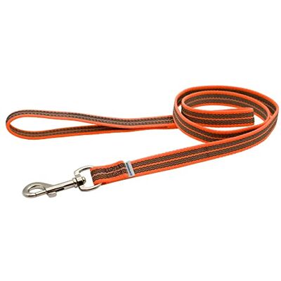 Herm Sprenger Heavy Duty Rubberized Nylon Reflective Dog Leash 6 Feet – Safety Control No Slip Grip Loop Handle No-Tangle 360 Swivel – Comfort Lead for Small Medium Dogs (Orange) Herm Sprenger Heavy Duty Rubberized Nylon Reflective Dog Leash 6 Feet – Safety Control No Slip Grip Loop Handle No-Tangle 360 Swivel – Comfort Lead for Small Medium Dogs (Orange)